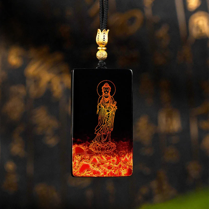 Naszyjnik z wisiorkiem z drewna sandałowego , Buddha Stones , chiński znak zodiaku, natalny Budda Fu - Image 15