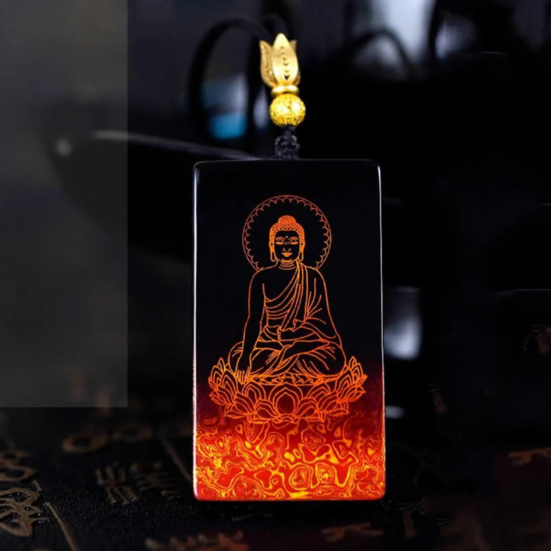 Naszyjnik z wisiorkiem z drewna sandałowego , Buddha Stones , chiński znak zodiaku, natalny Budda Fu - Image 21