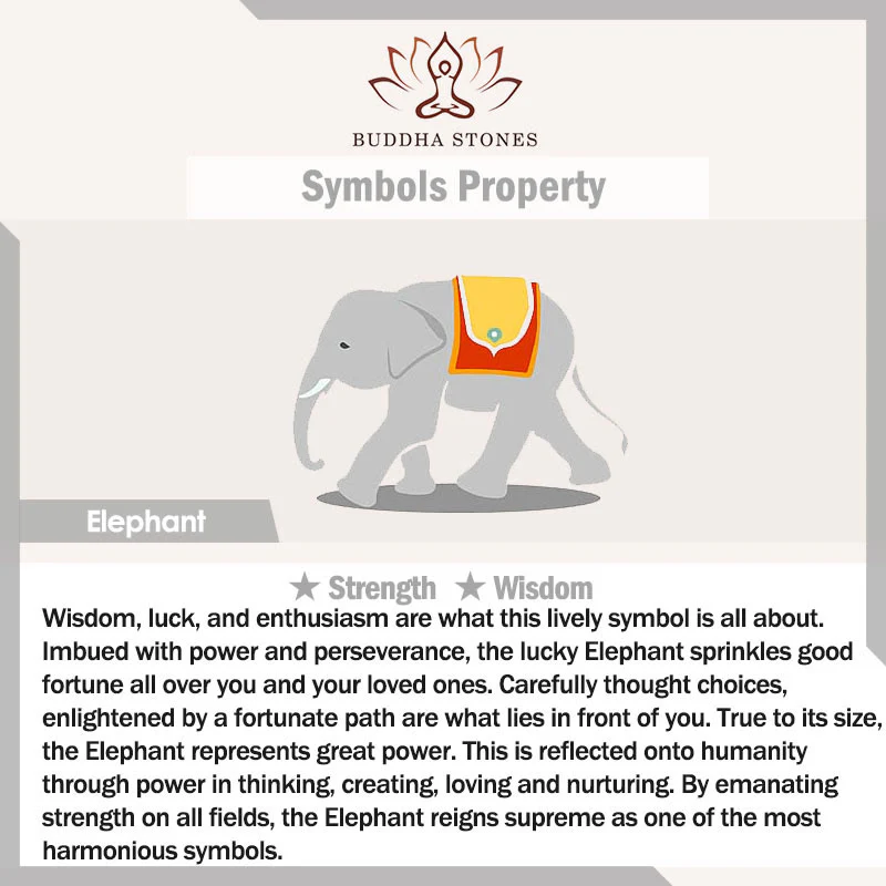 Naszyjnik z wisiorkiem z motywem słonia z Buddha Stones, 24-karatowego złota, z mosiądzu, z liną wzmacniającą - Image 6