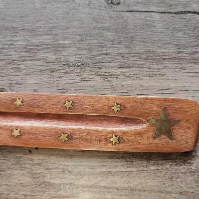 Ręcznie wykonana drewniana dekoracja na kadzielnicę (typ losowy) - Image 3