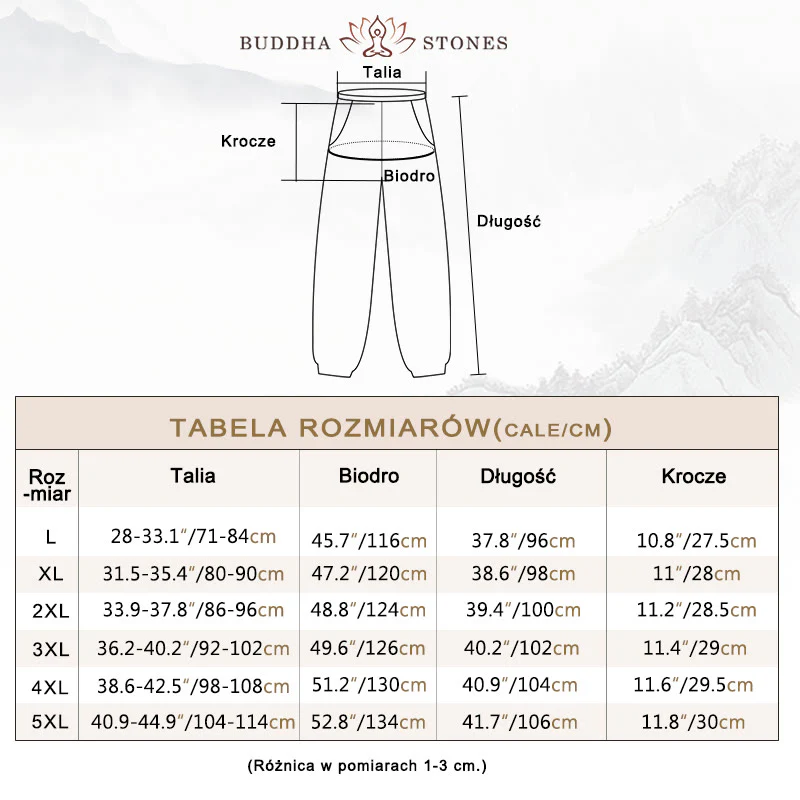 Spodnie męskie z kieszeniami i ściągaczem Buddha Stones Casual Solid Color Drawstring Linen - Image 6