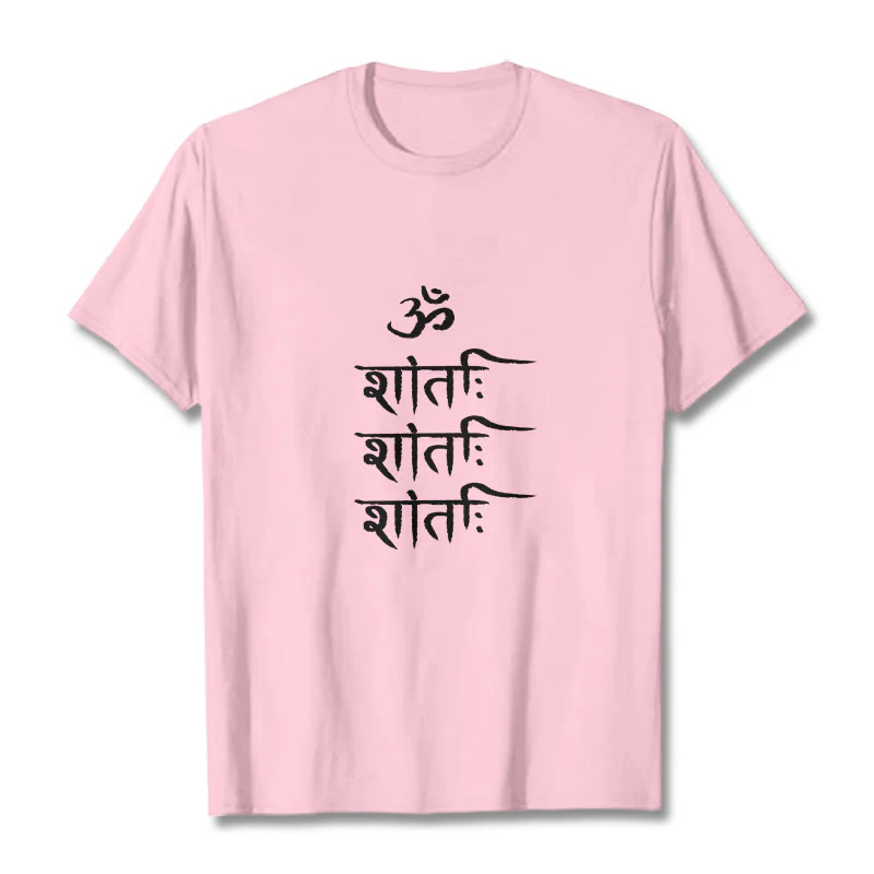 T-shirt z motywem sanskryckim z Buddha Stones OM MANTRA - Image 13