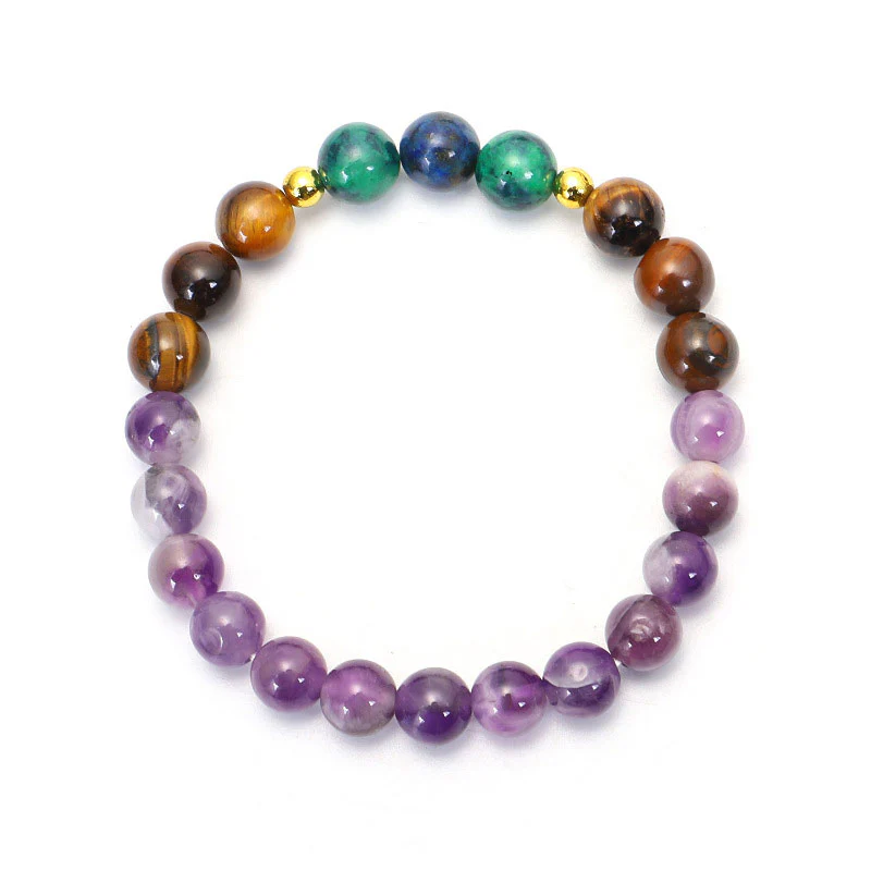 Zestaw Mala Bransoletka Oczyszczająca z Buddha Stones Tybetańskimi Ametystem - Image 10